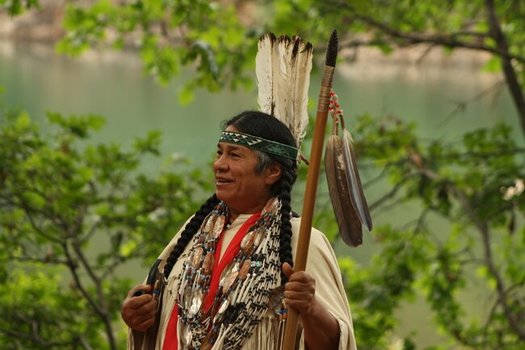 Chief Caleen Sisk of the Winnemem Wintu Tribe opposes efforts to raise the Shasta Dam and enlarge the reservoir because it would flood her tribe's ancestral lands. (Winnemem Wintu Tribe)
