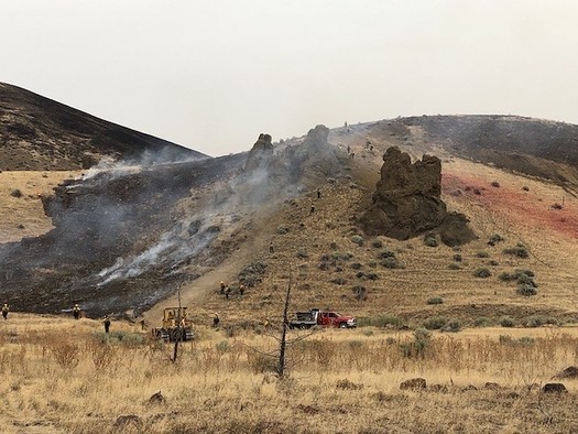 More than a million acres in Oregon burned during the 2020 wildfire season. (Larisa Bogardus/U.S. Bureau of Land Management)