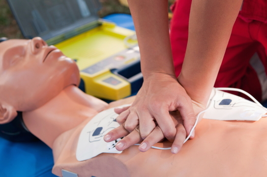 National CPR and AED Awareness Week is June 1-7, spotlighting how lives can be saved if more Americans learn CPR and how to use an AED. (Adobe stock)