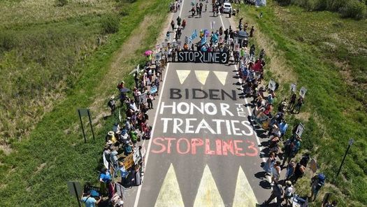 Canada-based Enbridge wants to replace its existing oil pipeline across northern Minnesota, extending from North Dakota on the west and into Wisconsin on the east. That has prompted strong opposition from Native American and environmental groups. (Ron Turney/IEN)