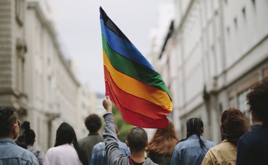 With hundreds of bills viewed as hostile toward people in the LGBTQ community proposed in many states this year, advocates say it's important to stand in support throughout the year, not just during Pride Month. (Adobe Stock) 