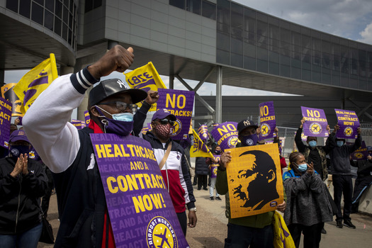 As part of a new contract 3 months in the making, healthcare coverage has already kicked in for over two thousand contract airport workers dating back to July 1. (32BJ SEIU)