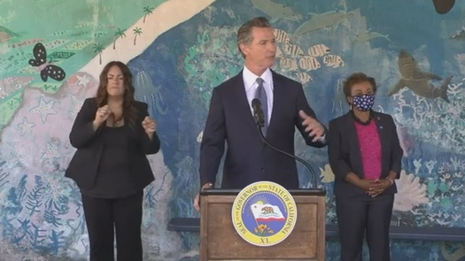 Gov. Gavin Newsom on Wednesday announced vaccines or weekly testing of school employees will now be mandatory. (Office of the Governor) 