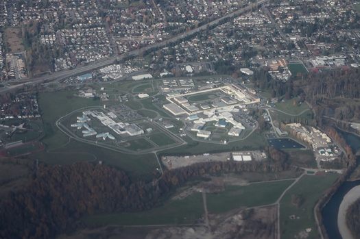 There are more than 2,000 people incarcerated in the Monroe Correctional Complex, located in a small southeast Washington town. (SounderBruce/Wikimedia Commons)