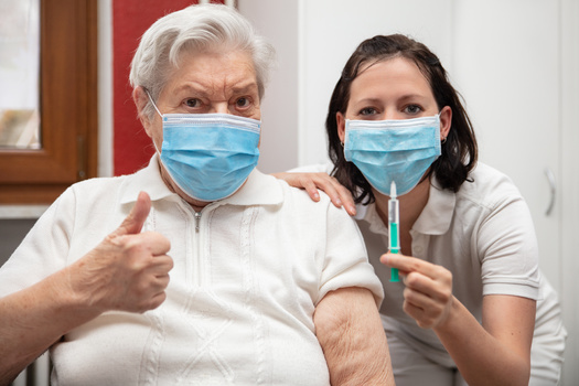 In North Dakota, more than 90% of nursing-home residents are fully vaccinated against COVID-19, compared with just 64% of staff. (Adobe Stock)