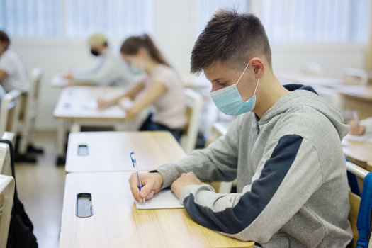 More than a quarter of high school students reported worsening emotional and cognitive health since March 2020, according to Kaiser Family Foundation research. (JackF/Adobe Stock)