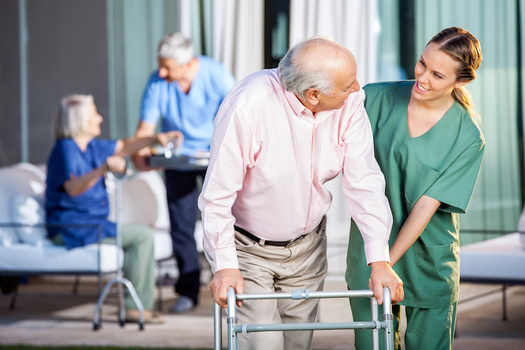 As of late July, fewer than one in ten Michigan nursing homes had at least 75% of its staff members vaccinated, which is the industry standard for this type of facility. (Tyler Olson/Adobe Stock)