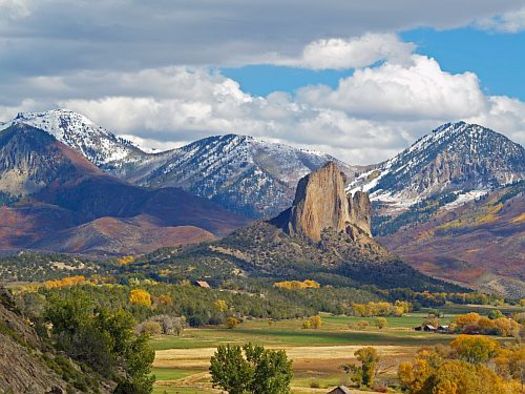 Together, the Grand Mesa, Uncompahgre and Gunnison national forests are home to many diverse ecosystems, with elevations ranging from 5,000 feet to more than 14,000 feet. (P Owens/usda.gov)