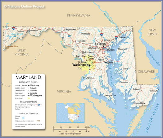 Census data from 2020 show Maryland's population moving to the center of the state, and fair-map advocates say district lines need to shift to represent the change. (maryland.gov)