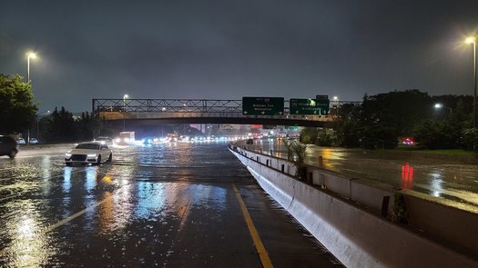 Better flood resiliency is top of mind in New York, after scenes like the Long Island Expressway's partial shutdown in Tropical Storm Ida. But who will pay for it? (Adobe Stock)