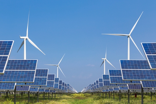 President Joe Biden plans to accelerate the deployment of solar and wind generation in order to decarbonize 40% of the power grid by 2035. (soonthorne/Adobe Stock)