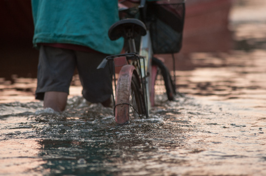 Hurricane Ida broke New York City's single-hour rainfall record, at 3.15 inches - part of the pattern of more frequent and severe downpours which scientists say is a symptom of global warming. (Adobe Stock)