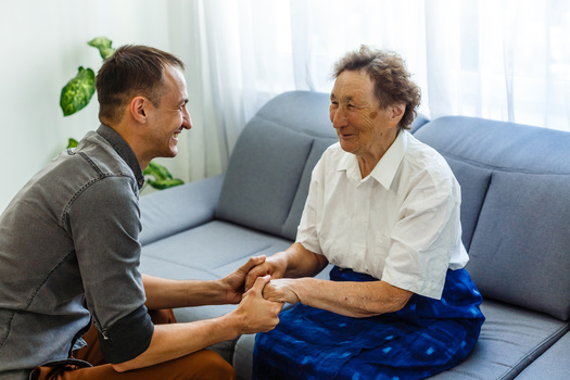 More than 75% of likely Michigan voters in a new poll say they think investments in caregiving fields would create economic growth. (Angelov/Adobe Stock)