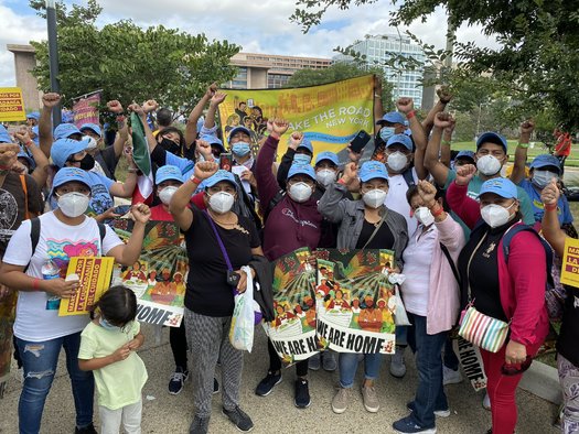 Members from Make the Road New York were among more than 10,000 attendees at the 