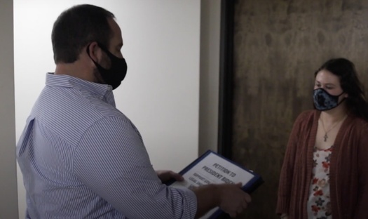 Line 5 is just one of many oil and gas pipelines that environmental groups and Native American tribes contend are threats to sacred and biodiverse waterways. (Oil and Water Don't Mix Coalition)