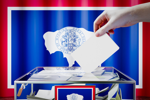 Wyoming's new voter districts are expected to impact how the state addresses falling fossil-fuel revenues, Medicaid expansion, and how local school boards shape public education. (Adobe Stock)