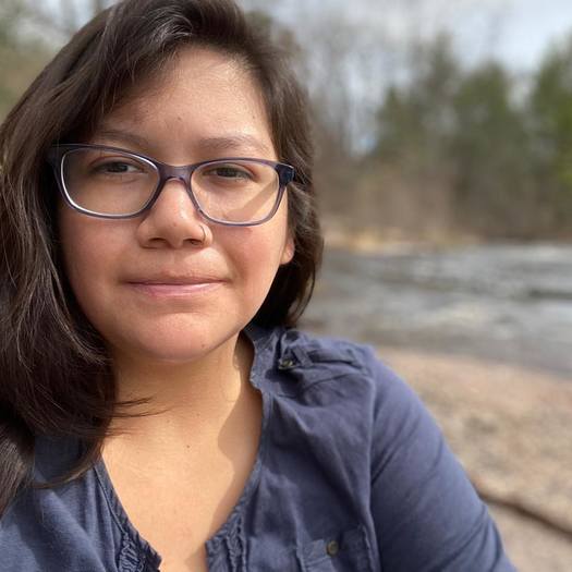 College student Jasmine Neosh, a member of the Menominee Indian Tribe of Wisconsin, is pursuing several areas as part of her academic career, including environmental justice. (Photo courtesy of Neosh)