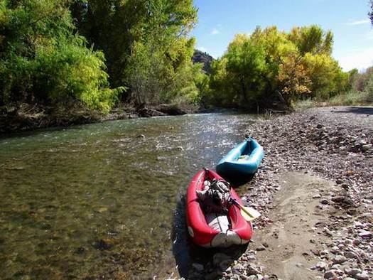 The upper Gila is surrounded by wilderness that offers fishing for native trout, hunting, backpacking, horseback riding, and camping. (Nathan Newcomer)