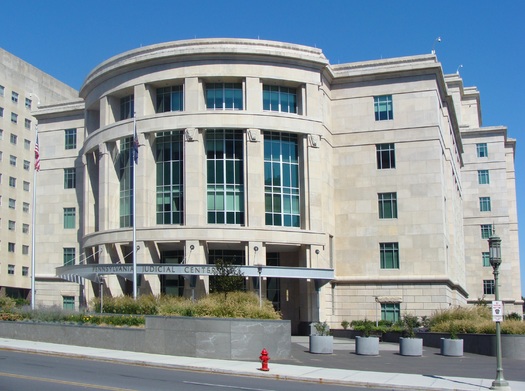The school-funding lawsuit will be heard in the Pennsylvania Judicial Center in Harrisburg and is expected to run through December. (Wikimedia Commons)