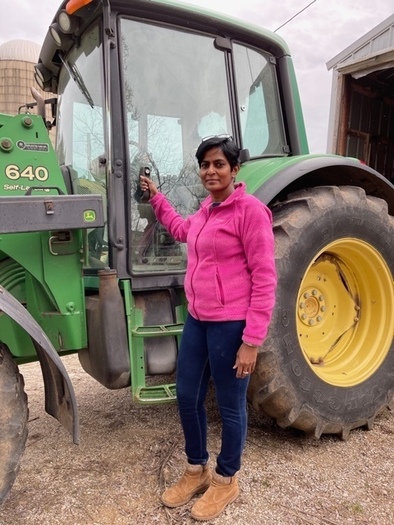 Esther Shekinah is a research agronomist at the Michael Fields Agricultural Institute, leading a project in Wisconsin to bring more women landowners into the world of conservation. (MFAI)