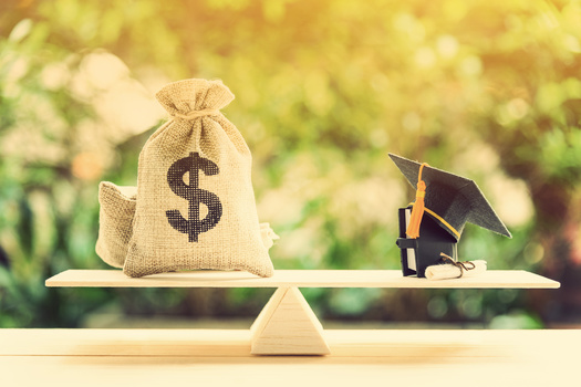 Half of the college graduating class of 2019 in Washington state had student debt. (William W. Potter/Adobe Stock)