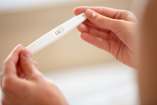 Pregnancy tests were the most common services crisis pregnancy centers provided, according to a new report. (puhhha/Adobe Stock)