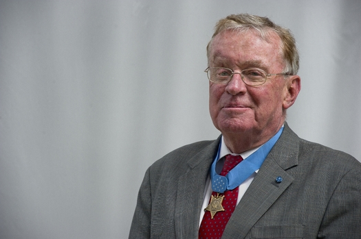 Retired Navy Capt. Thomas G. Kelley hails from Boston and is among the 66 still living Medal of Honor recipients. (Wikimedia Commons)