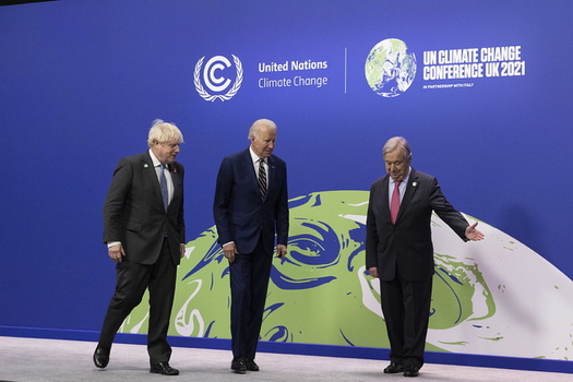 World leaders at COP26 in Scotland, including President Joe Biden, secured pacts to reduce methane emissions worldwide. (Number 10/Flickr)