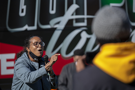 Kristie Puckett-Williams turned her life around after being incarcerated in a Mecklenburg County jail.(Steve Remich)
