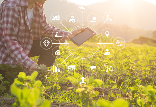 Modern-day agriculture is now closely linked with technology, says a dean from Chemeketa Community College. (sodawhiskey/Adobe Stock)