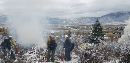 The Nature Conservancy in Idaho and U.S. Forest Service have partnered to deploy a five-person team in the Caribou-Targhee National Forest.(Cheyanne Quigley/The Nature Conservancy)