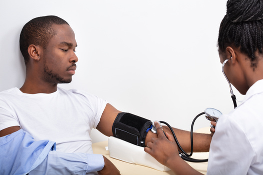 Groups like the American Heart Association report thar nearly half of American adults have high blood pressure, which is a leading cause of heart disease. (Adobe Stock)