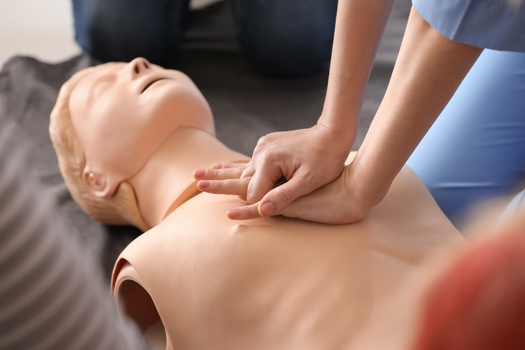 The American Heart Association says survival rates for cardiac arrest can triple when bystanders perform CPR. (Adobe Stock)