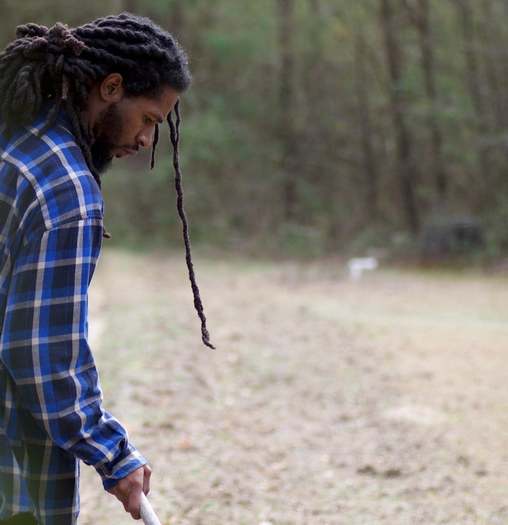 Kendrick Ransome ha estado cultivando en Pinetops, Carolina del Norte, desde 2018 en tierras que su familia ha poseído durante generaciones (Kendrick Ransome).