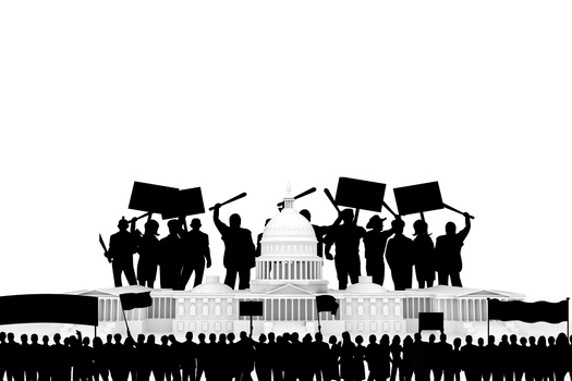 A congressional committee investigating last year's attacks on the U.S. Capitol could hold televised hearings this year. But political divides remain over the significance of the event. (Adobe Stock)