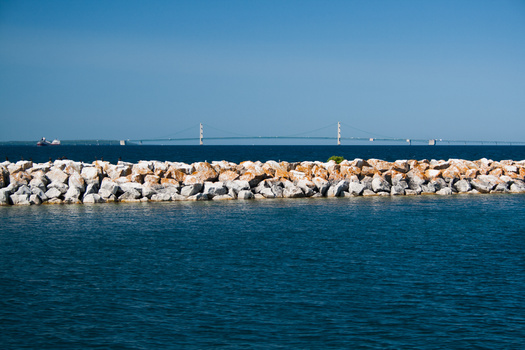 A Canadian gas company operates a pipeline that runs under the Straits of Mackinac, despite an order from Gov. Gretchen Whitmer for it to be shut down. (Richard/Adobe Stock)