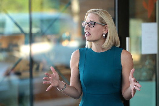 Sen. Kyrsten Sinema, D-Ariz., was elected to the U.S. Senate in 2018 to fill the seat previously held by Republican Jeff Flake. (Flickr) 