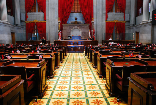 Tennessee House Republicans' newly approved map of congressional voting districts fast-growing and increasingly diverse Nashville into three districts. (Adobe Stock)
