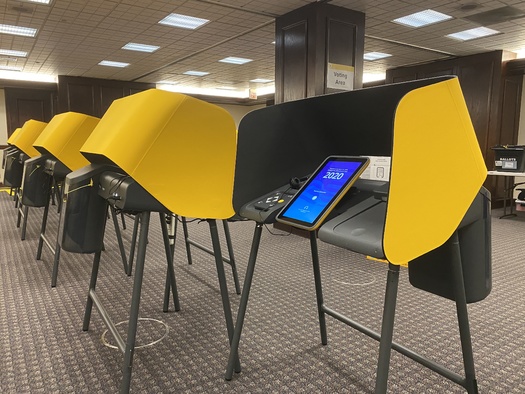In 2020, North Dakota saw a 3% increase in voter turnout. Some election authorities say if participation continues to rise, they need to keep offering more ways to make casting a ballot convenient, including the use of voting centers. (Adobe Stock)