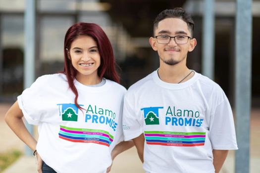 In San Antonio, only about half of high school seniors go on to college, and just 34 percent earn a degree even though 65 percent of jobs nationwide require post-high school credentials. (alamoedu)