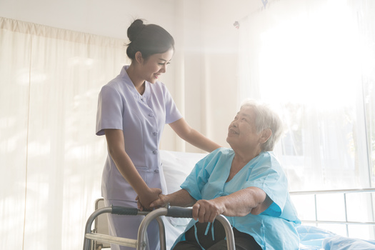 Per an AARP poll, more than three-quarters of Virginia voters support a living wage for paid caregivers in nursing homes. (Adobe Stock)