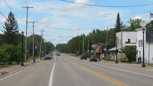 Comins Township was the winner of last year's Put Your Town on the Map Challenge, to build a new town square and event center. (Wikimedia Commons)