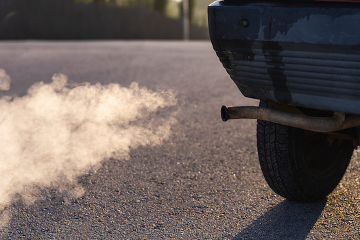 A 2021 study published in the journal Environmental Research Letters found pollution from tailpipe emissions in the northeastern U.S. is carried across state lines and can affect the health of people living in downwind states. (Adobe Stock)<br />