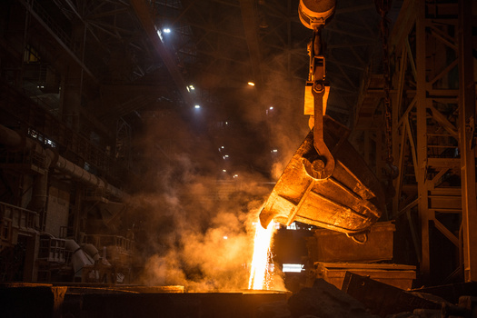 The Times of Northwest Indiana reports Hoosier steel production fell by 17.7% from 2019 to 2020, largely due to the COVID-19 pandemic. (Adobe Stock)
