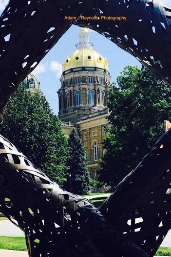 A photograph of the Iowa state capitol taken by Adam Reynolds, an aspiring photographer and Des Moines resident who has cerebral palsy. (Adobe Stock)