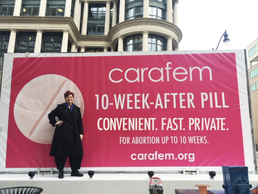 carafem uses nondescript shipping boxes for mailing packages, in case folks are worried about neighbors or other members of a household finding out they are receiving abortion pills. (Melissa Grant/carafem)