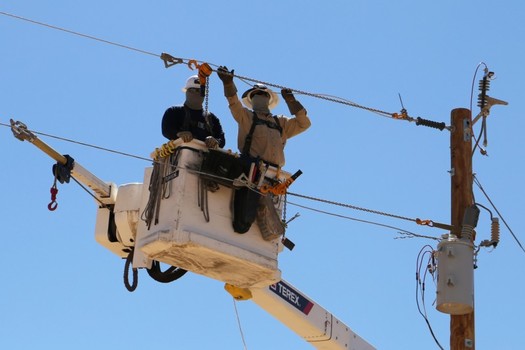 Tempe-based SRP line crews have hooked up more than 20 Navajo Nation homes with electricity over the past two weeks. (SRP)