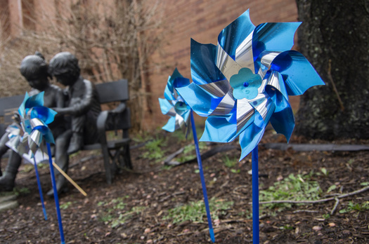 In 2008, the pinwheel was introduced as the new national symbol for child-abuse prevention. (Adobe Stock)