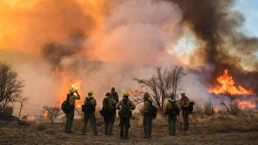 Firefighters' ability to gain ground on wildfires overnight has been reduced by climate change because humidity levels no longer rise to previous levels when daytime temperatures drop. (NOAA.gov)