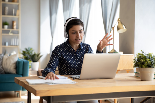 In a September 2021 Gallup poll, about one-quarter of respondents indicated they were working from home full-time. (Adobe Stock)
